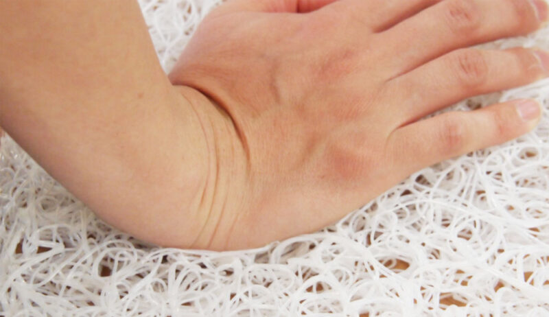 バネ特性の効いたしなやかな寝心地