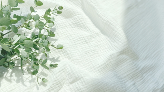 自然素材のシーツのイメージ