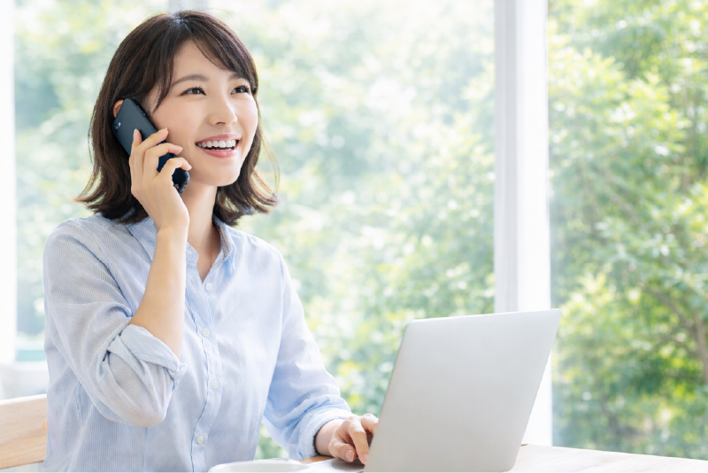 面倒な手続き不要